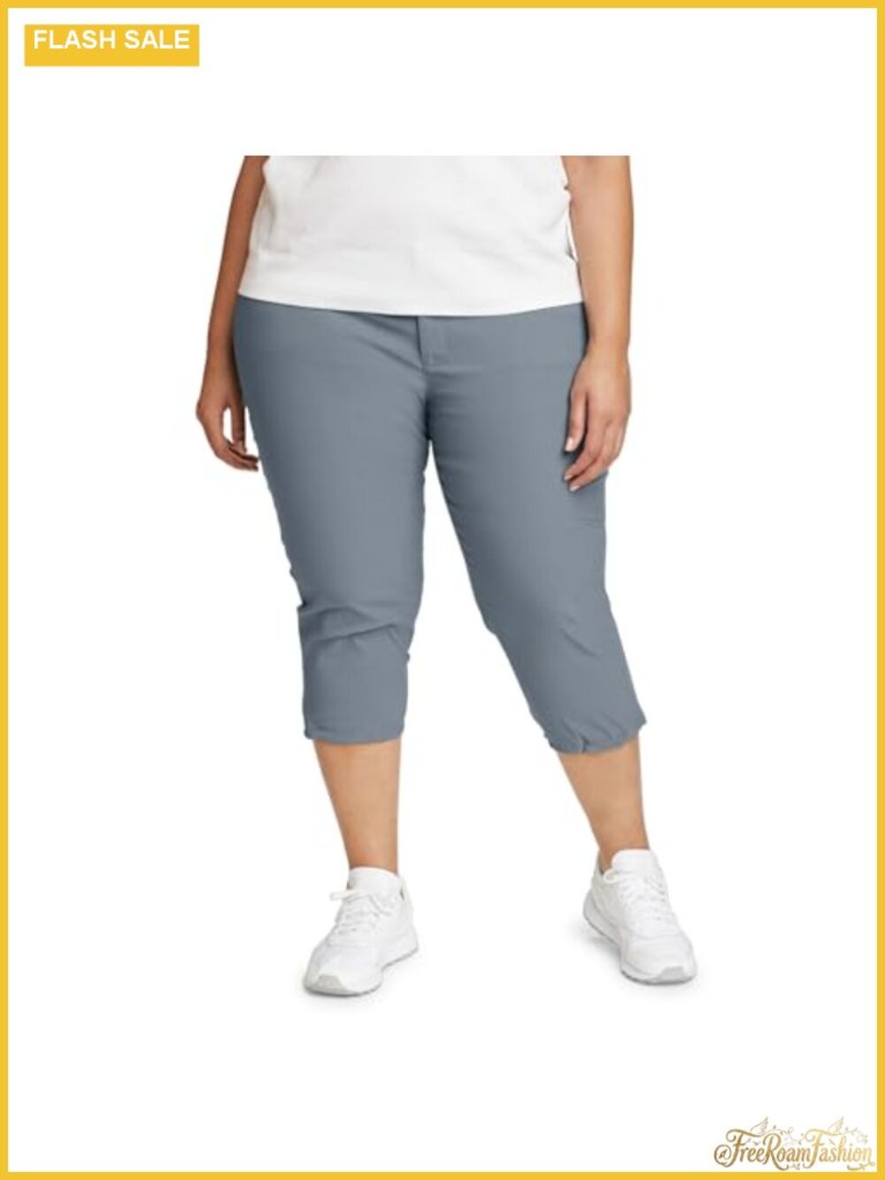 Rainier Capri Hiking Pants Nylon Spandex UPF 50+ Cargo Pocket Cropped